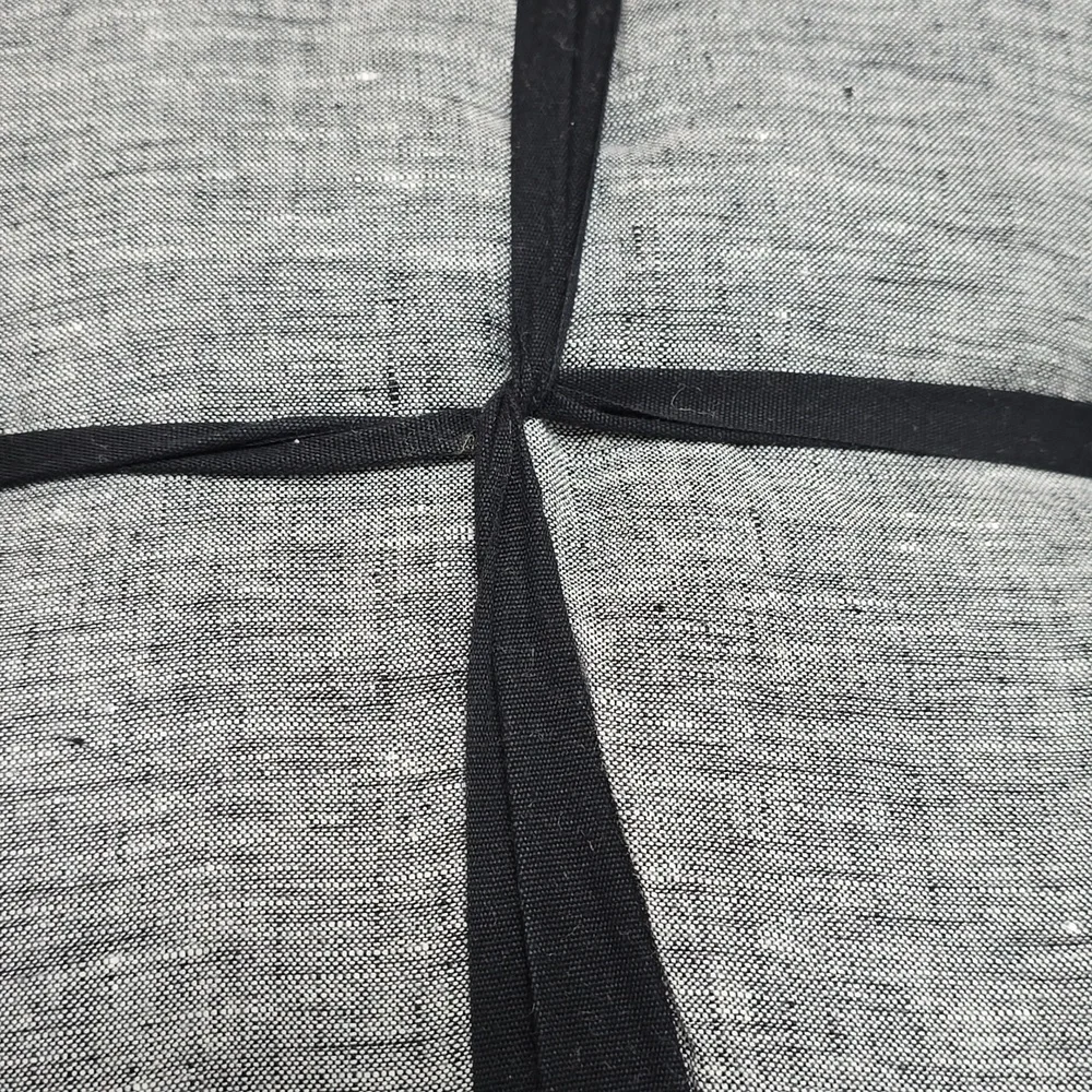 ❤️BUY 2 GET 1 FREE  West Elf European Flax Linen Duvet Cover Color,Slate Melange
